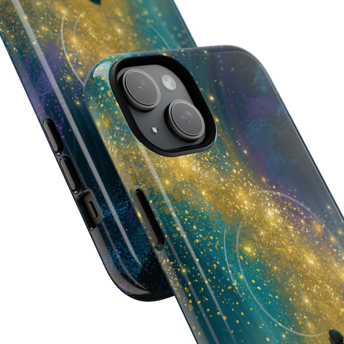 Mystical Nightfall Phone Case — Starry Silhouette Tough Magnetic Case