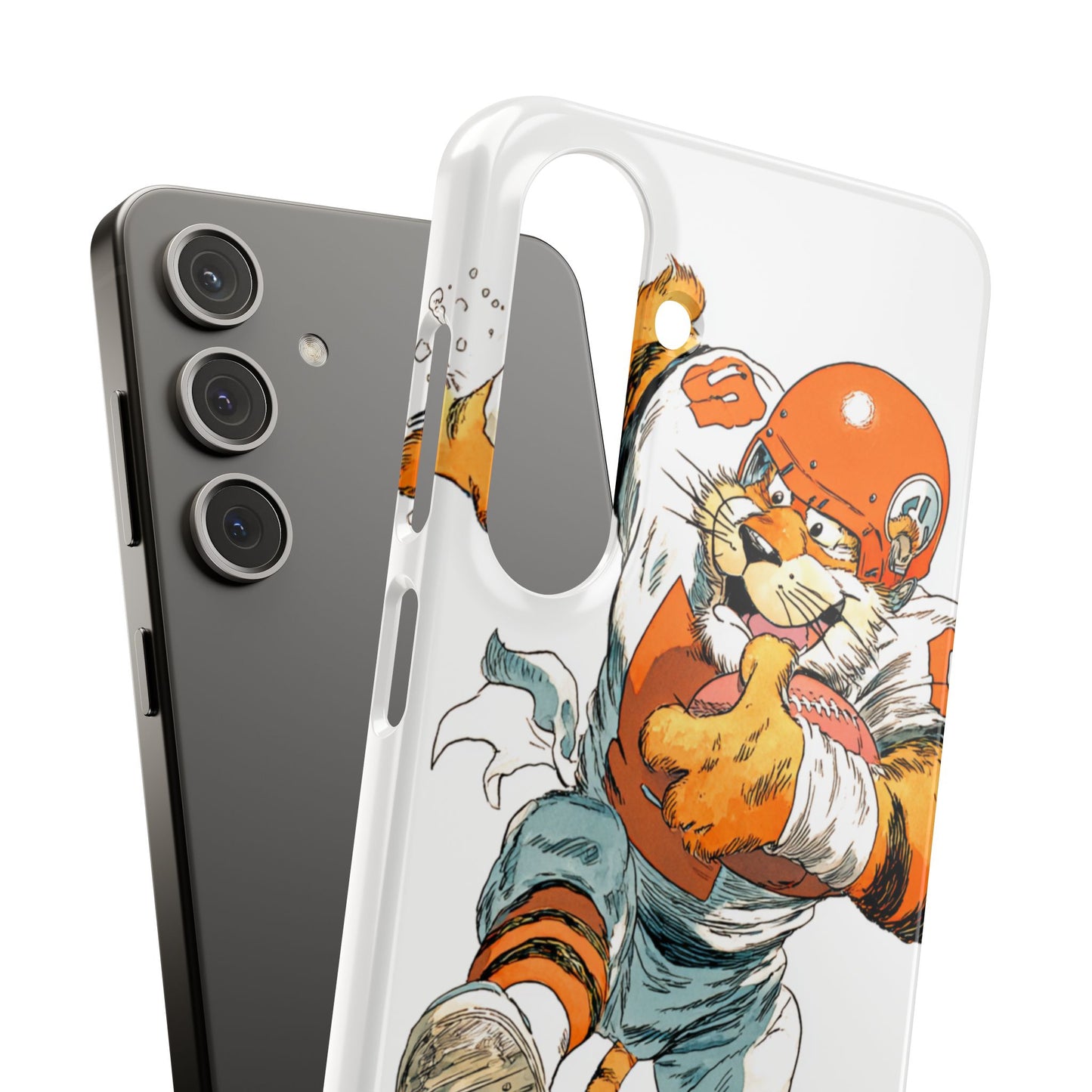 Cincinnati Bengals Snap Cases, Football Fans Phone Case, Tiger Cartoon Art Design, Football Lover Gift, Protective Phone Cover