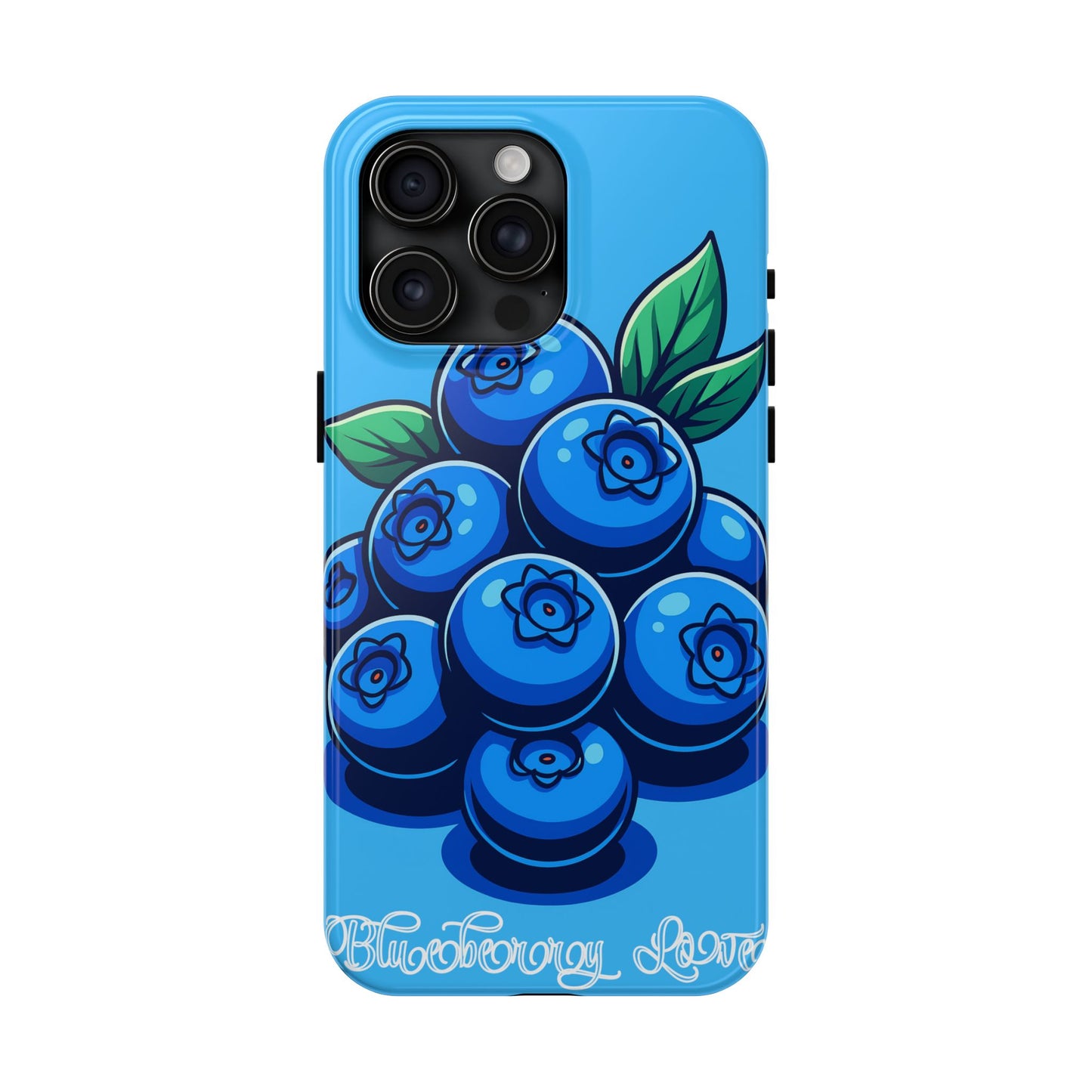 iPhone 17 Blueberry Delight Tough Phone Case, Cute Phone Cover, Fruit Lover Gift, Durable Phone Protector, Unique Smartphone Accessories