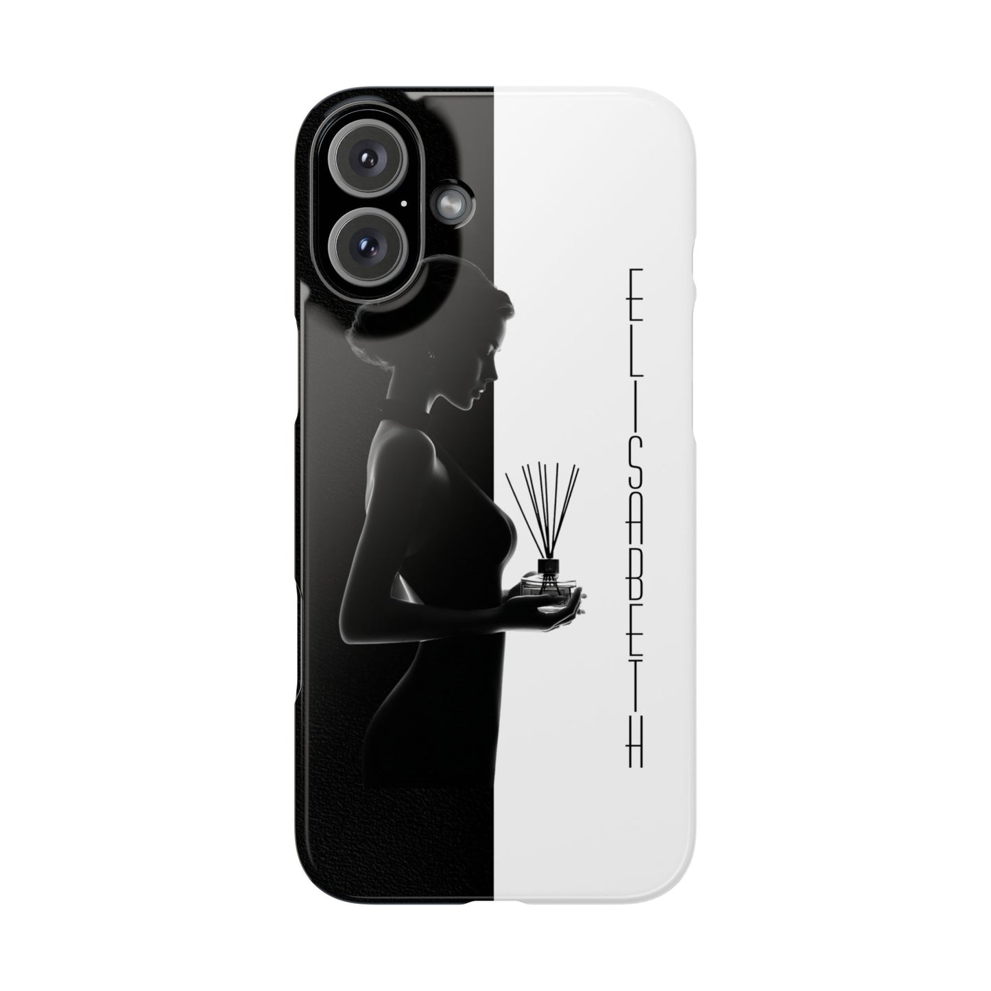 Custom Black and White Snap Case for Women Phone Cover for iPhone and Samsung