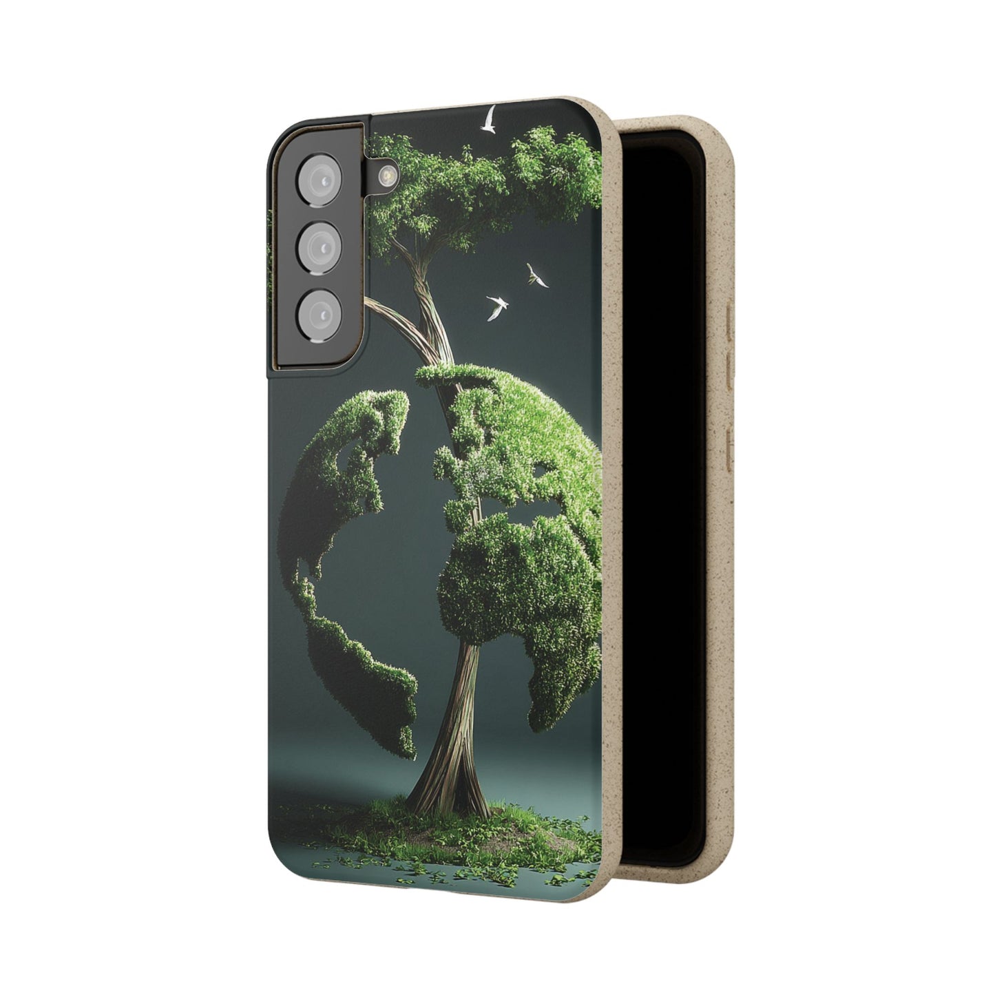 Eco-Friendly Phone Case with Nature Design, Sustainable iPhone Cover, Biodegradable Cellphone Accessories, Green Earth Gift, Earth Day [...]