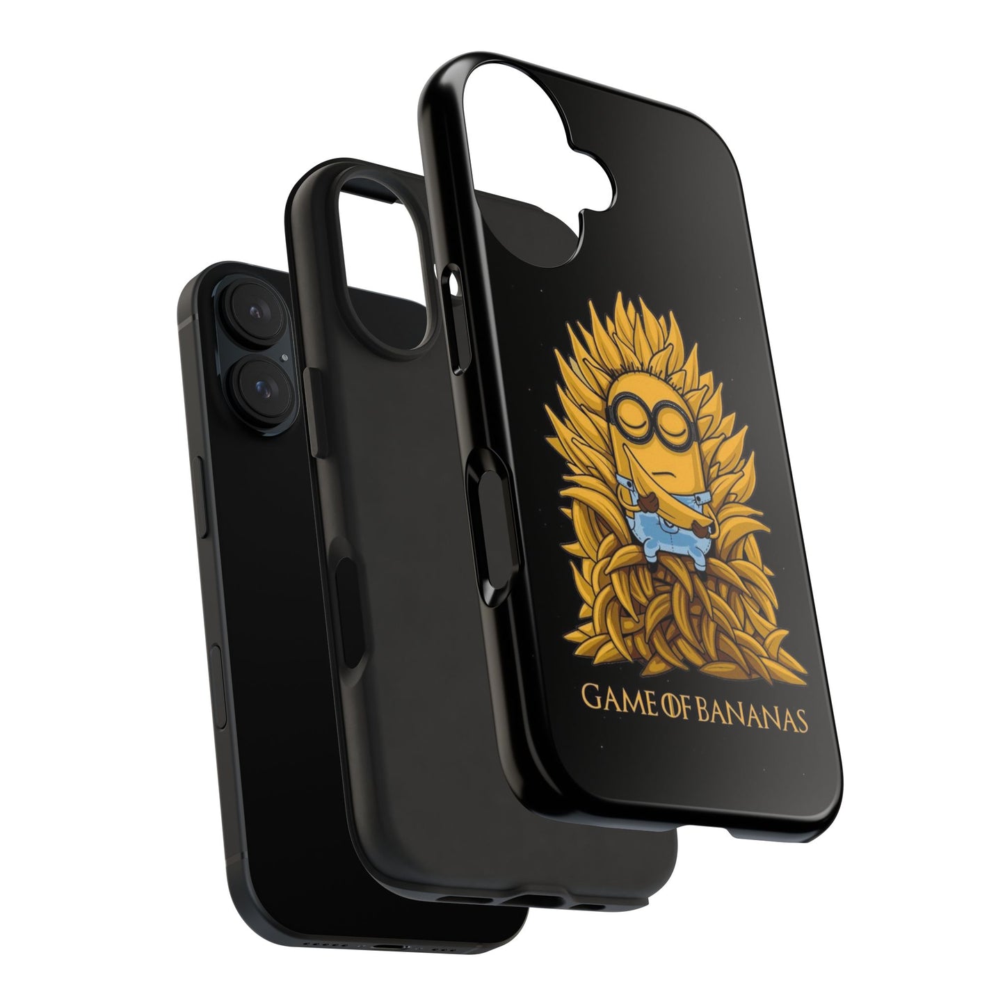 Game of BANANAS iPhone 17 Tough Phone Case | Vintage Black