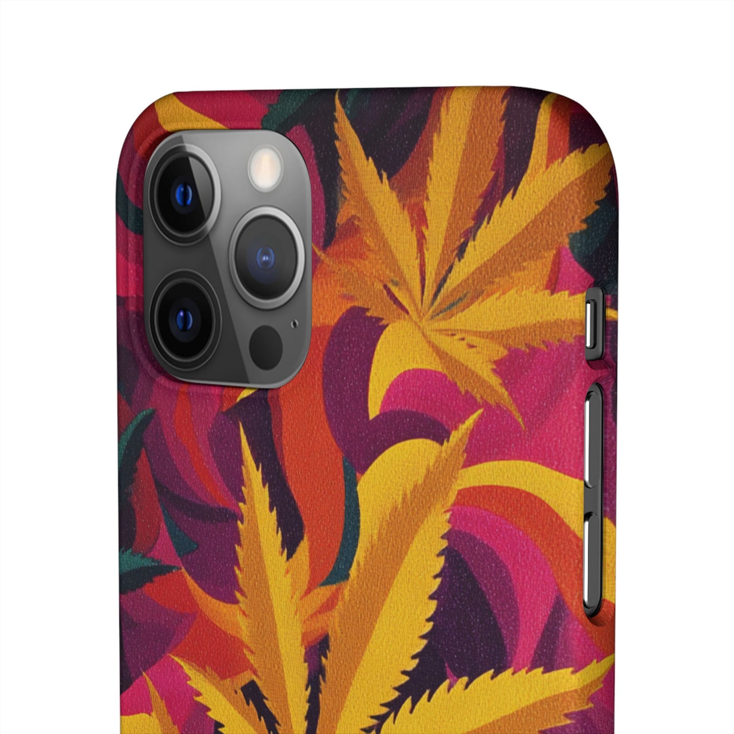 Autumn Vibe Cannabis Snap Case for IPhones and Samsungs Custom