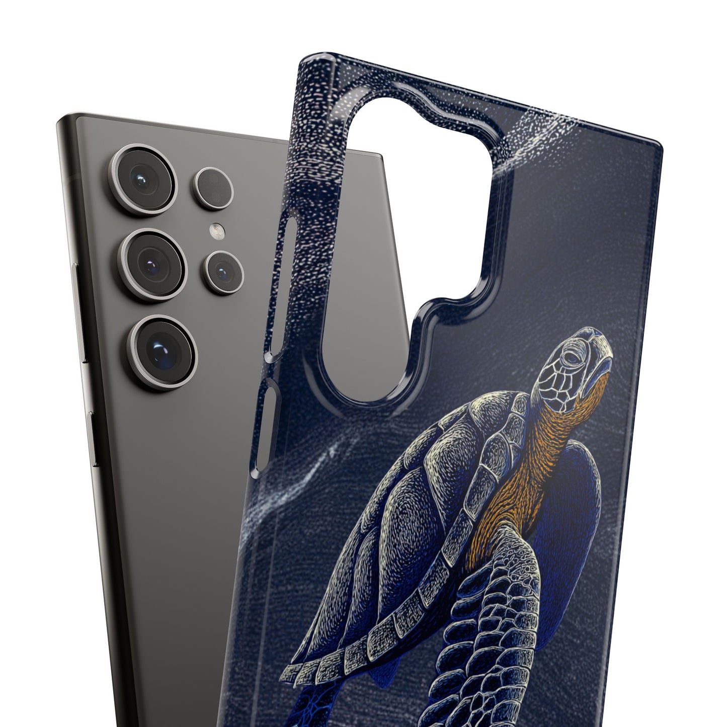 Marine Turtle Snap Case for Nature Lovers Phone Covers For Iphones and Samsungs Customization