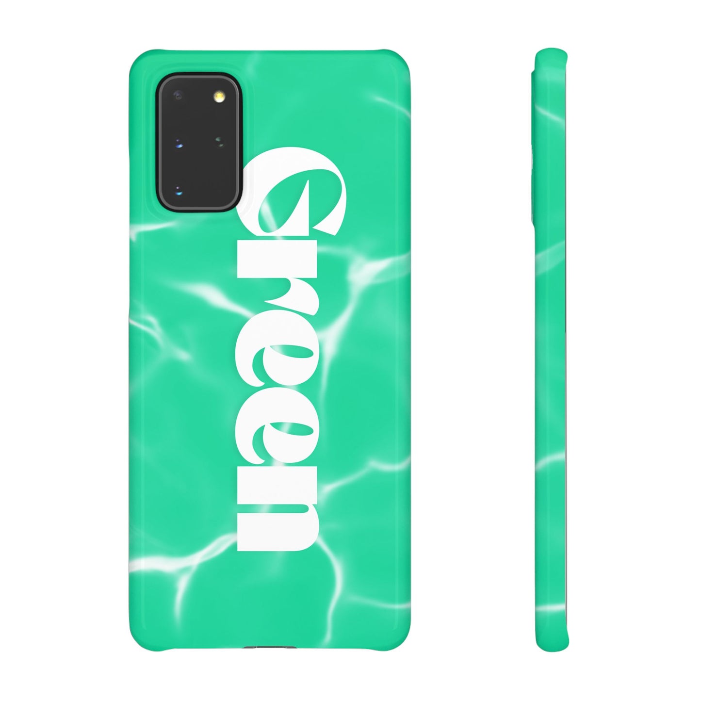 Aqua Pool Vibe Snap Case, Tropical Phone Cover, Summer Accessory, Trendy Gift for Friends, Beach Lover's Essential
