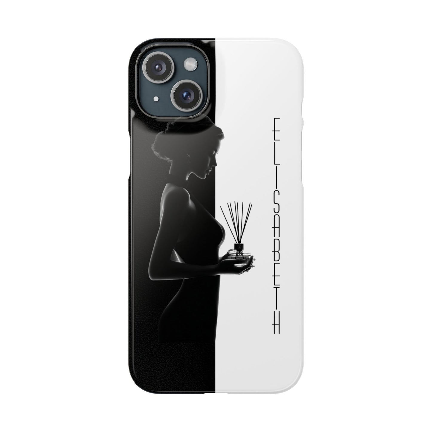Custom Black and White Snap Case for Women Phone Cover for iPhone and Samsung