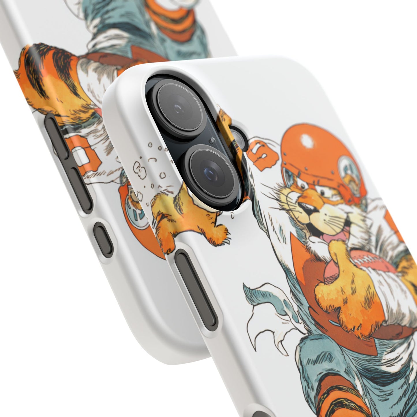 Cincinnati Bengals Snap Cases, Football Fans Phone Case, Tiger Cartoon Art Design, Football Lover Gift, Protective Phone Cover