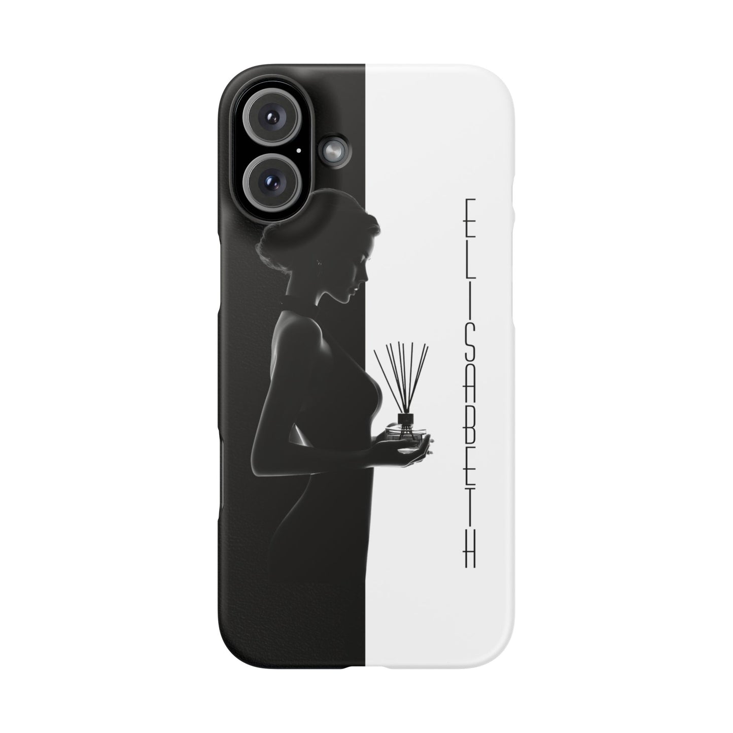 Custom Black and White Snap Case for Women Phone Cover for iPhone and Samsung