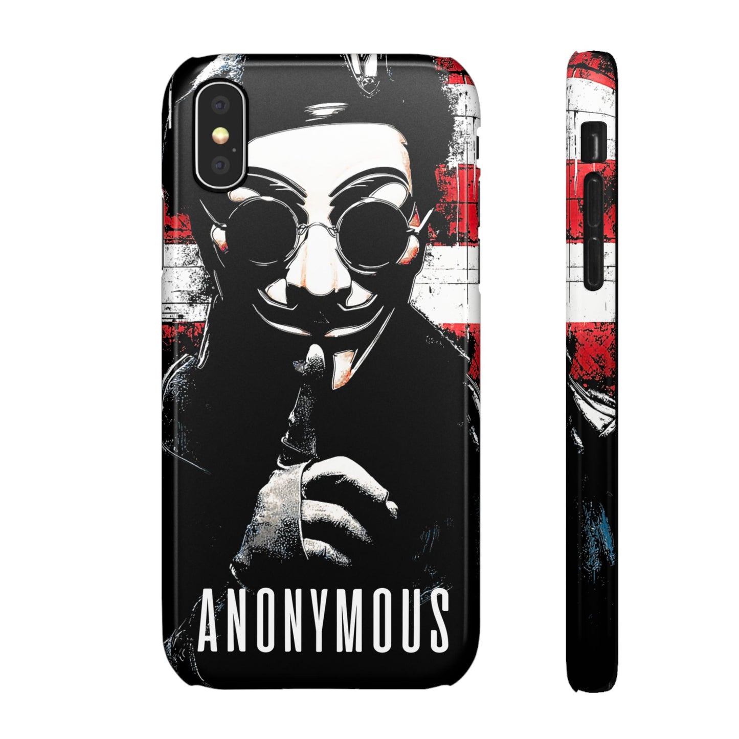 Anonimous & Guy Fawkes Art Snap Case and Protective Phone Cover For iPhone and Samsung