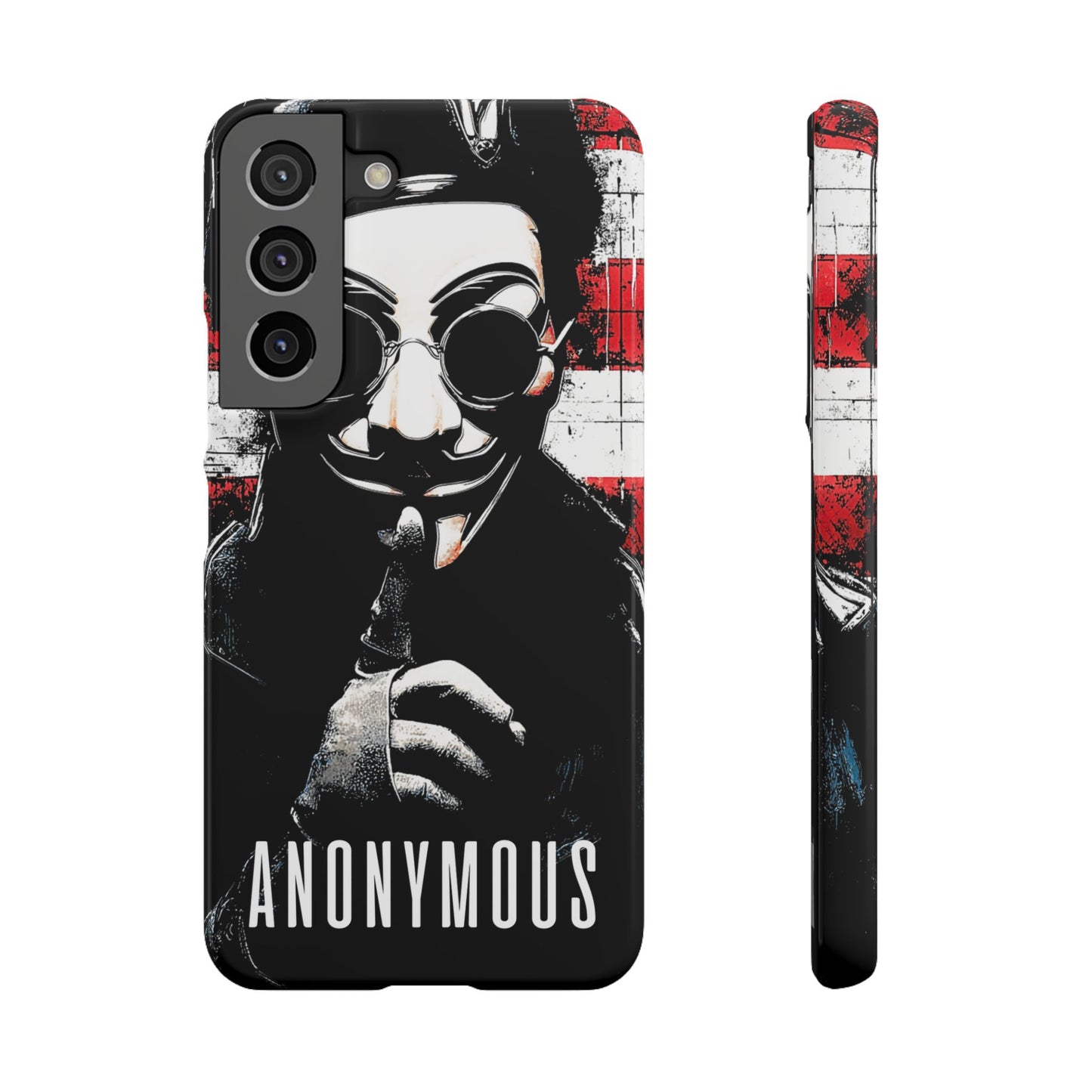 Anonimous & Guy Fawkes Art Snap Case and Protective Phone Cover For iPhone and Samsung
