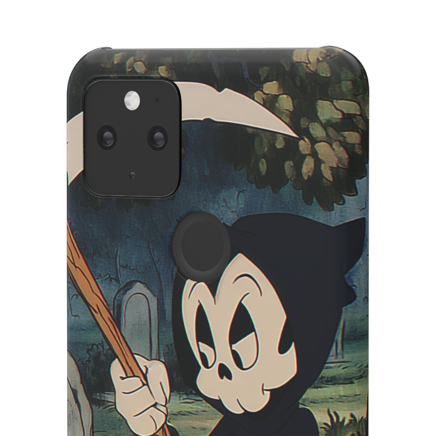Grim Reaper Snap Case, Halloween Phone Case, Cute Death Phone Cover, Spooky Accessories, Unique Phone Protector