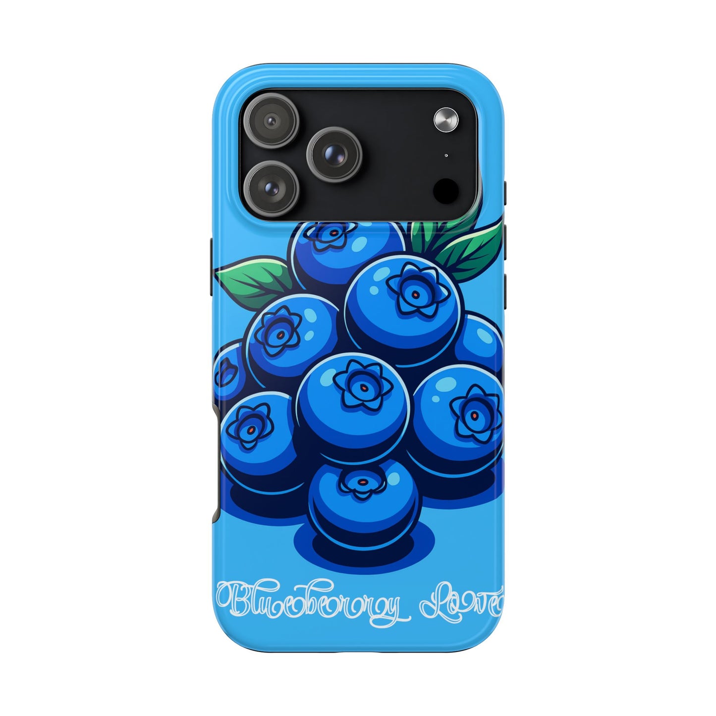 iPhone 17 Blueberry Delight Tough Phone Case, Cute Phone Cover, Fruit Lover Gift, Durable Phone Protector, Unique Smartphone Accessories