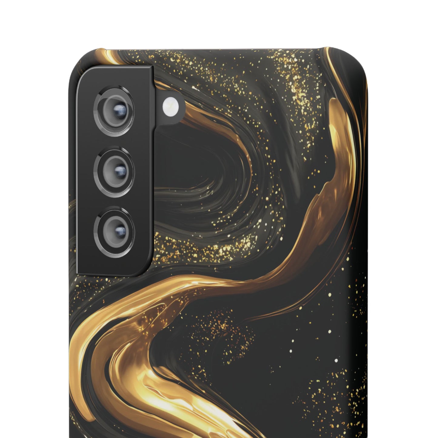 Elegant Gold Swirl Snap Case - Stylish Phone Cover, Modern Accessory, Gift for Her, Luxe Phone Case, Trendy Decor
