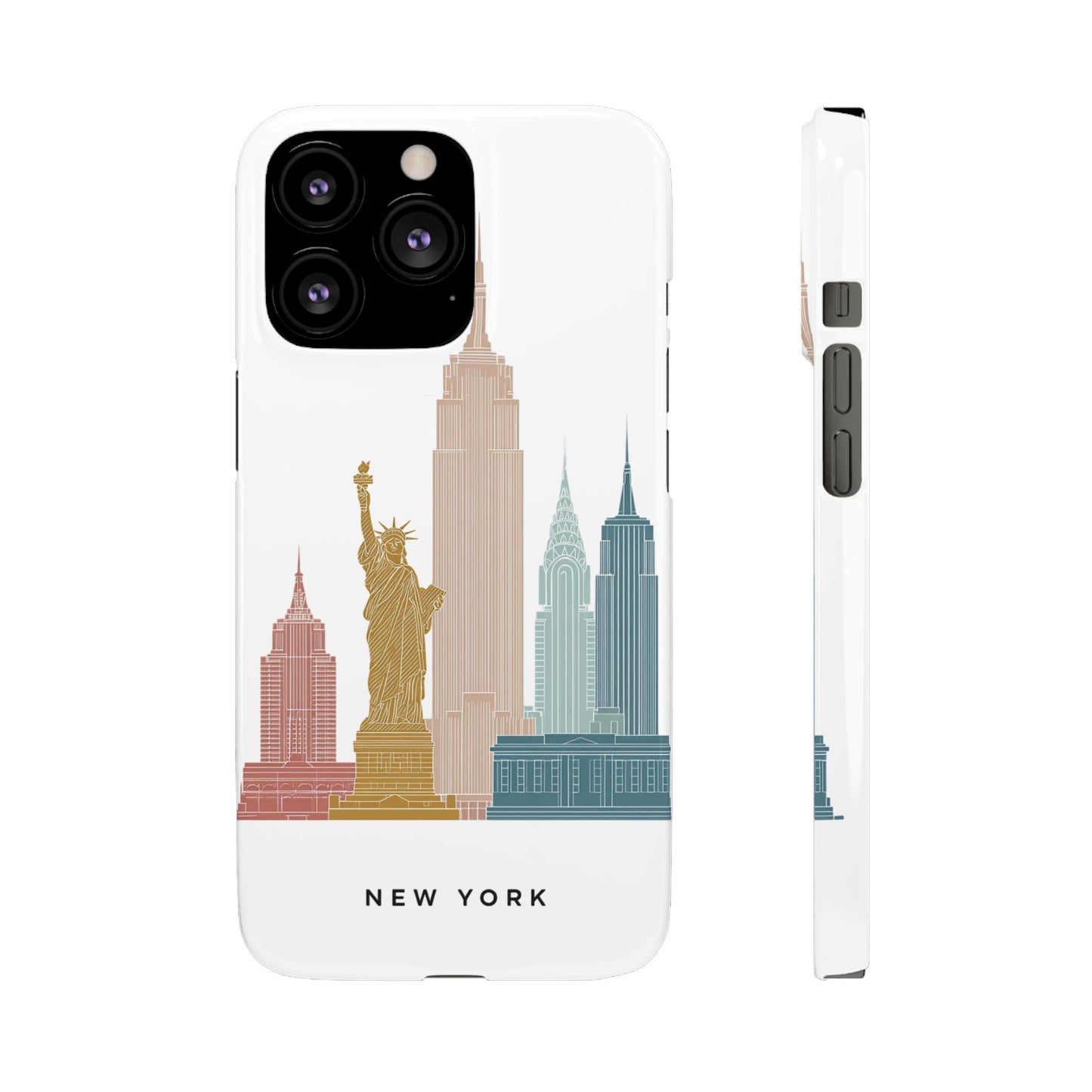 Stylish New York Snap Case, Urban Phone Cover, Cityscape Phone Case, Gift for Travelers, Trendy Protective Case