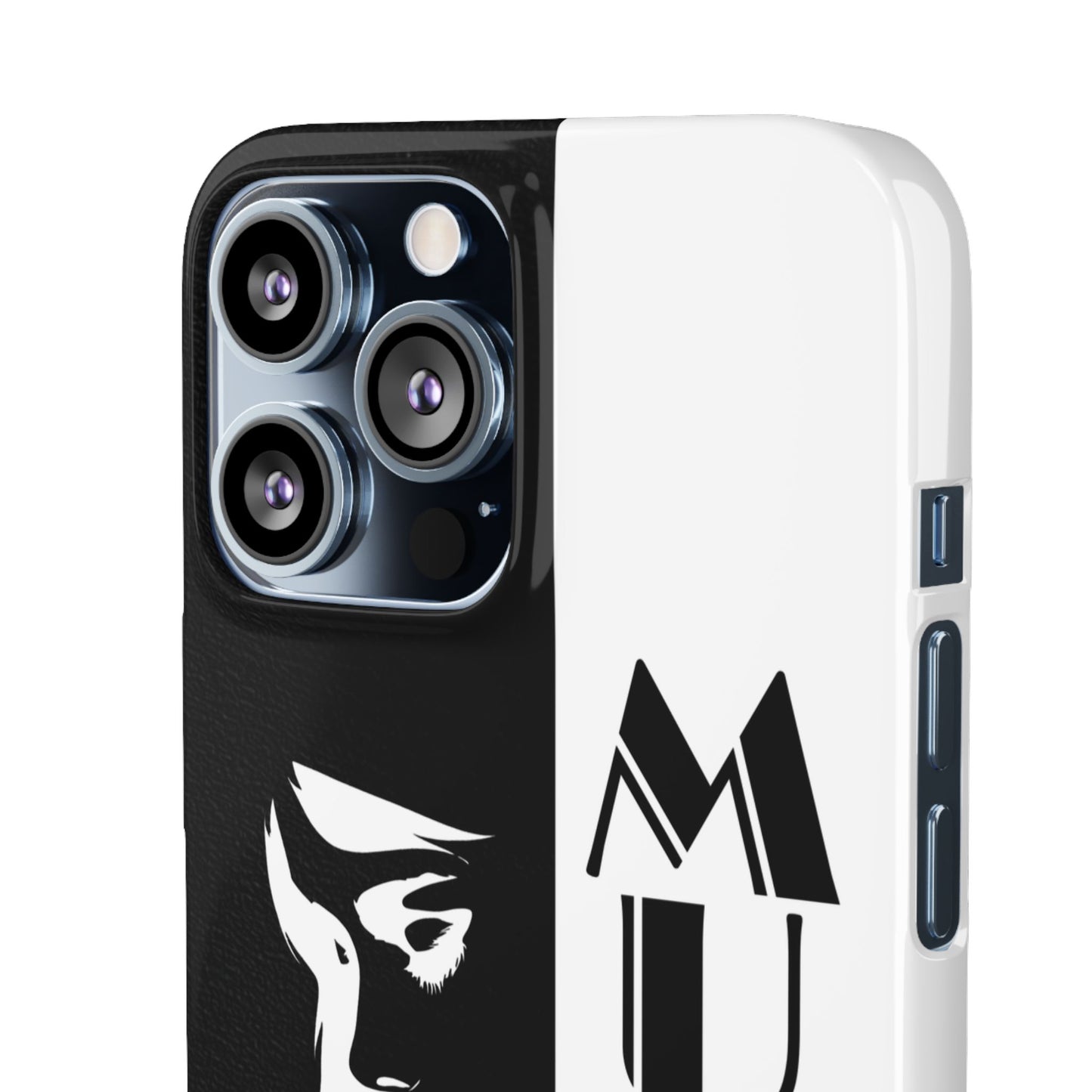 Black And White Bold Muse Snap Case Cover for iPhone and Samsung
