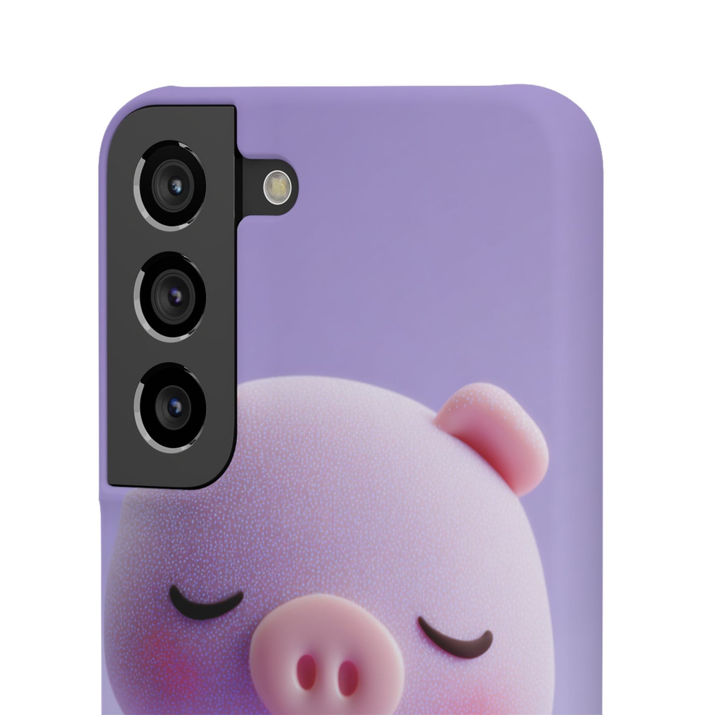 Cute Pig Snap Case for iPhone, Animal Lovers Phone Cover, Kawaii Aesthetic Accessory, Birthday Gift, Unique Phone Protection