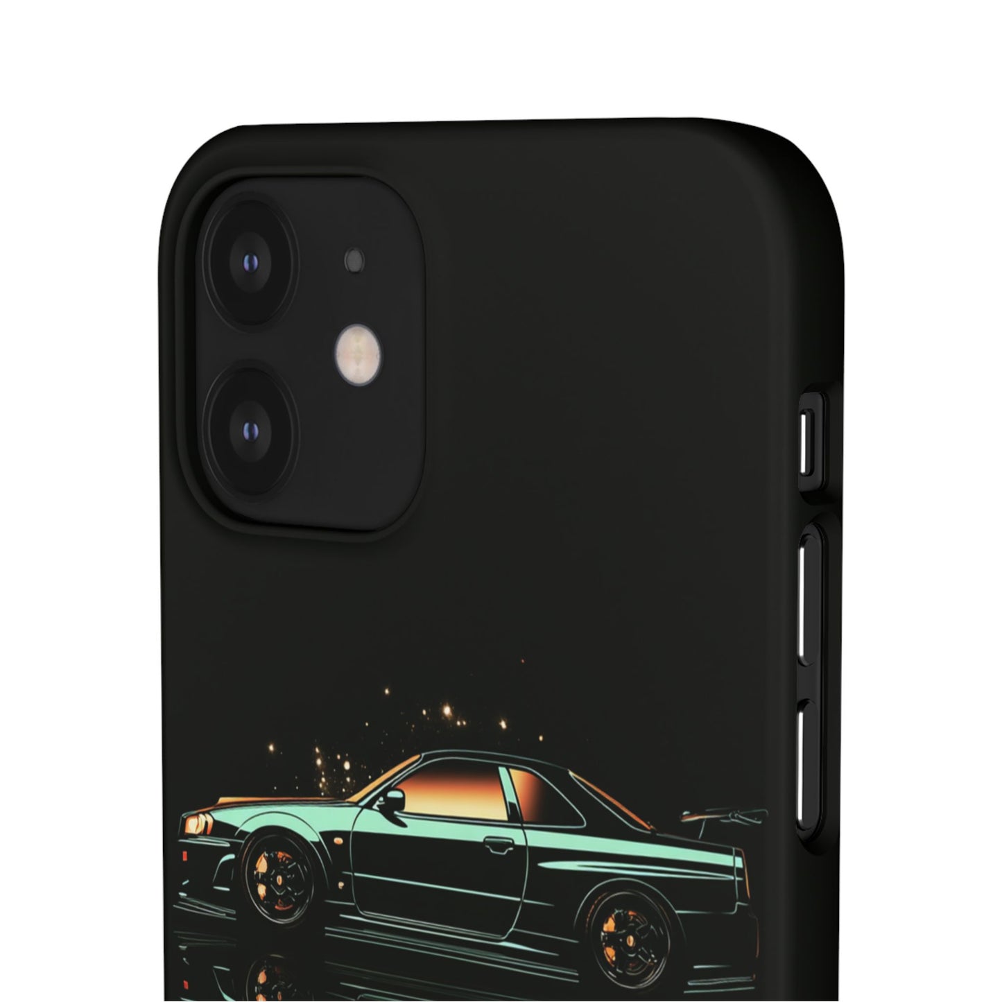 Green Skyleine R34 GTR Art Snap Case and Protective Phone Cover For iPhone and Samsung