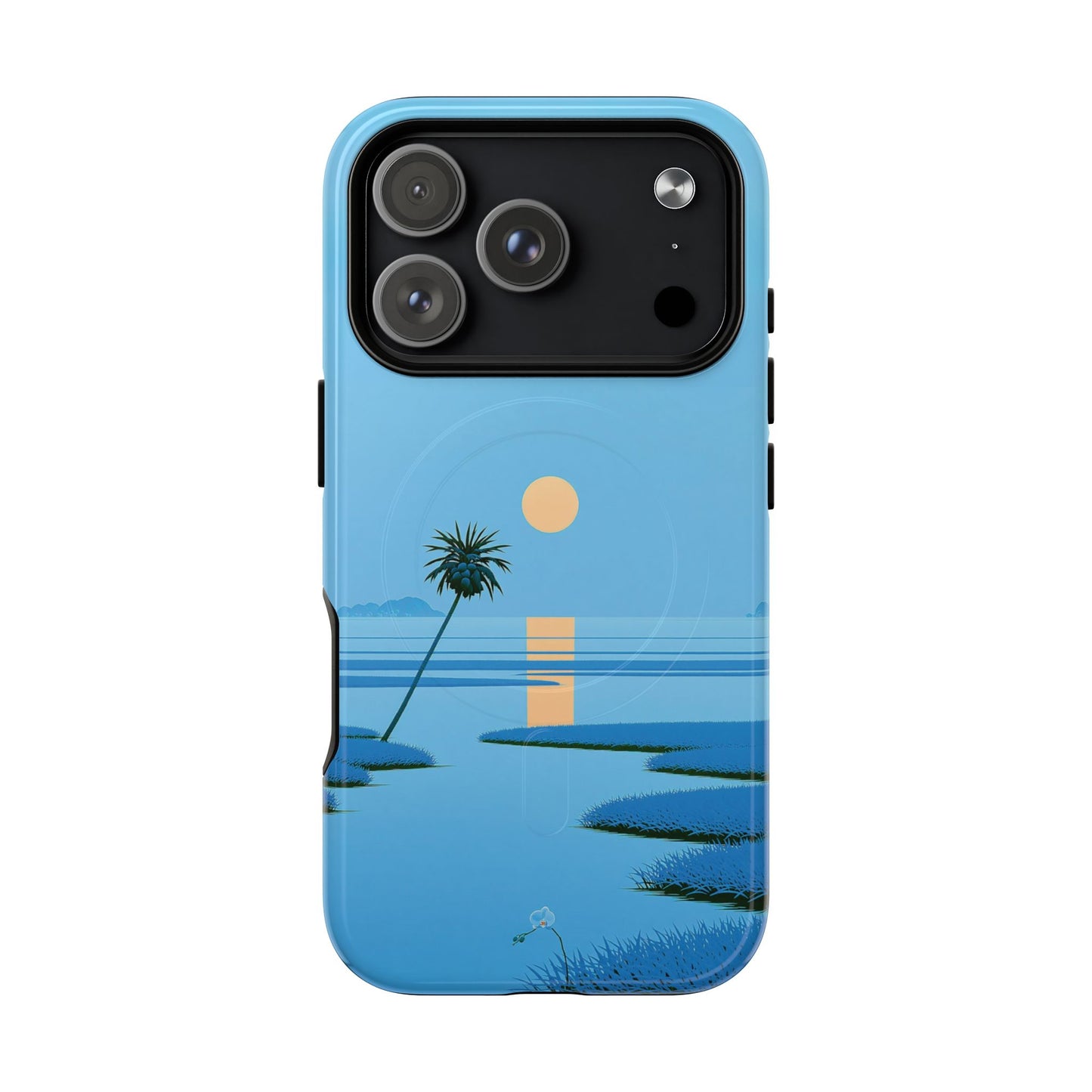Tough Magnetic Case — Minimal Sunset Palm Phone Cover