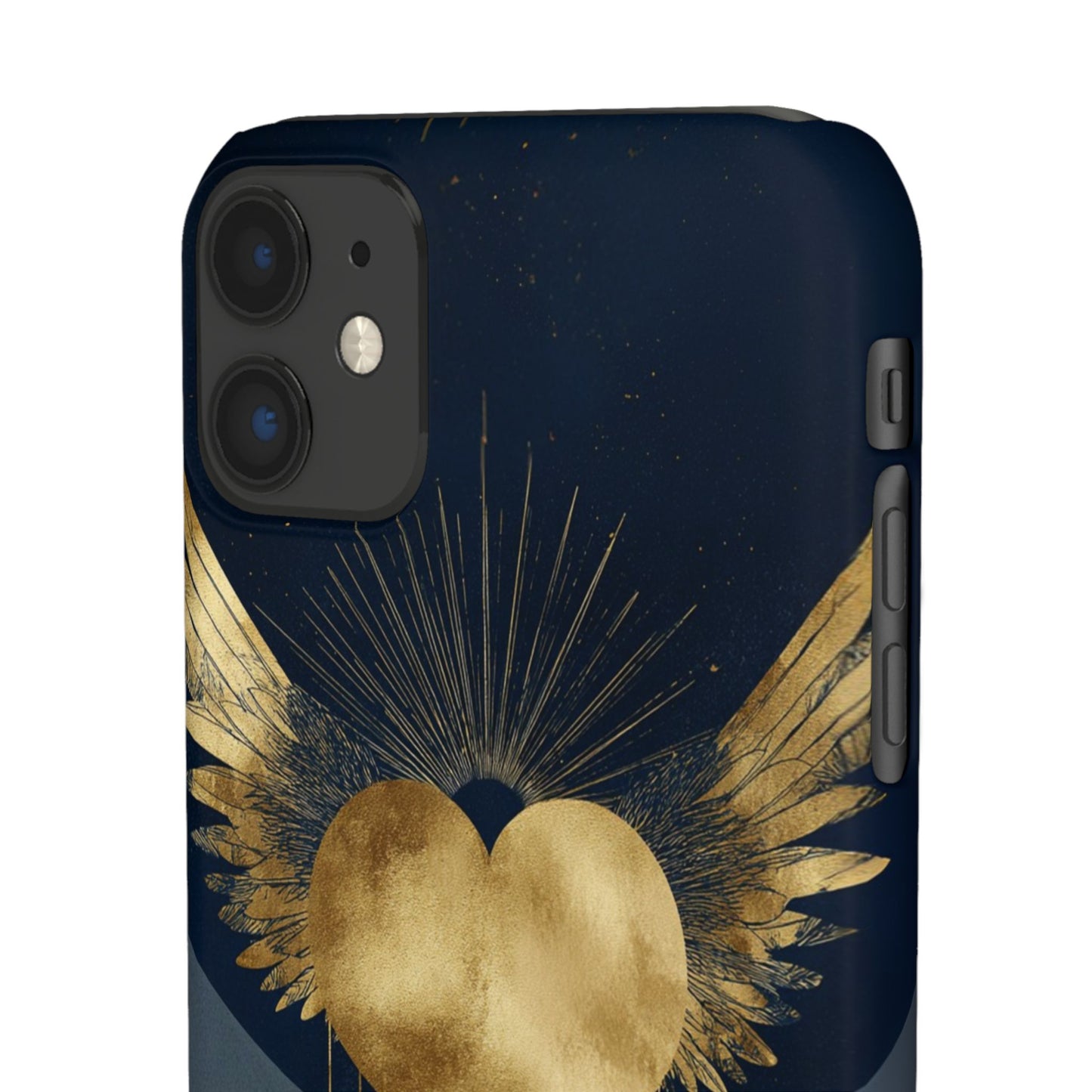 Heart Wing Snap Case, Elegant Phone Cover, Unique Gift, Artistic Accessory, Protective Case for Love and Romance