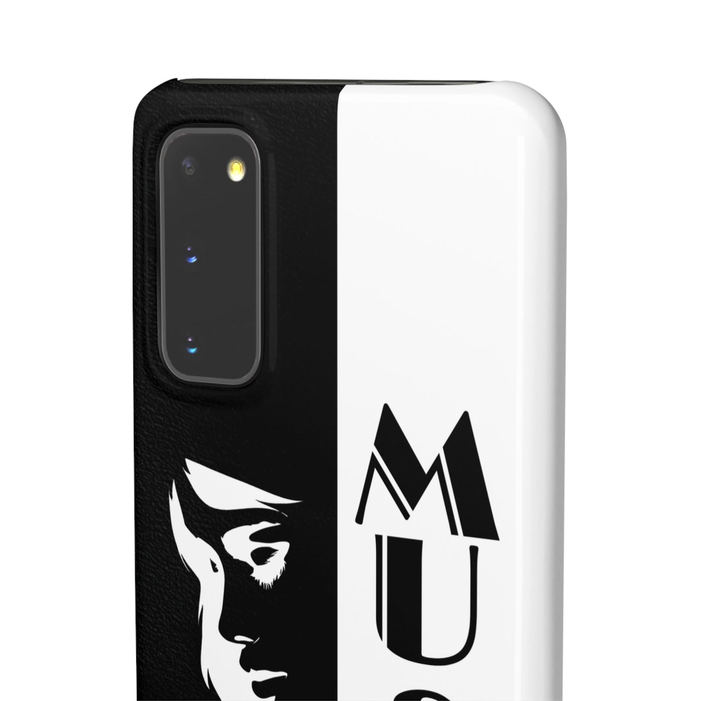 Black And White Bold Muse Snap Case Cover for iPhone and Samsung