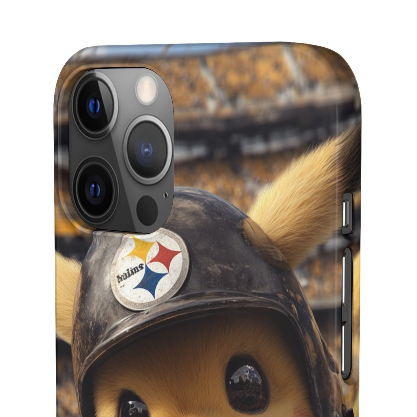 Fun Character Sports Snap Case, Phone Case, Fun Tech Accessory, Cute Gift for Gamers, Football Lovers, Kids.