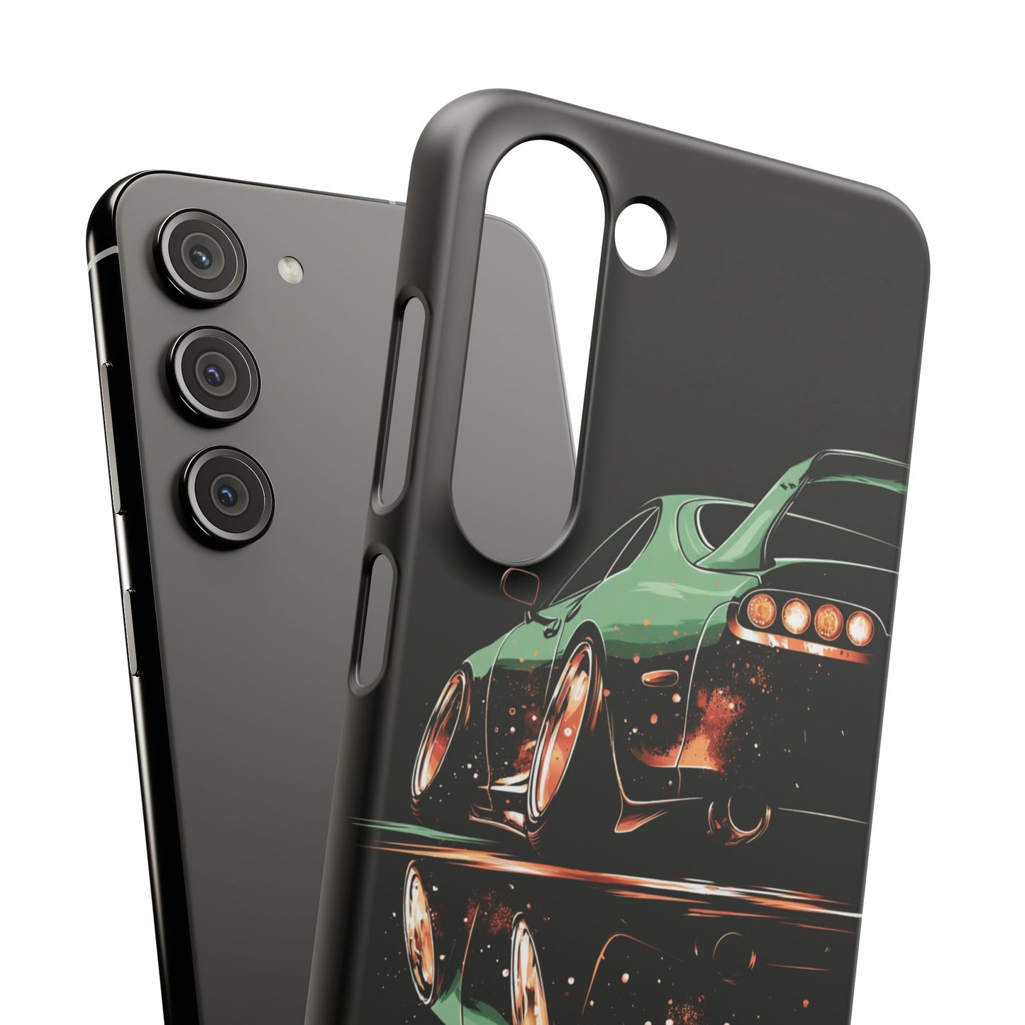 A80 MK4 Green Supra Art Snap Case and Protective Phone Cover For iPhone and Samsung