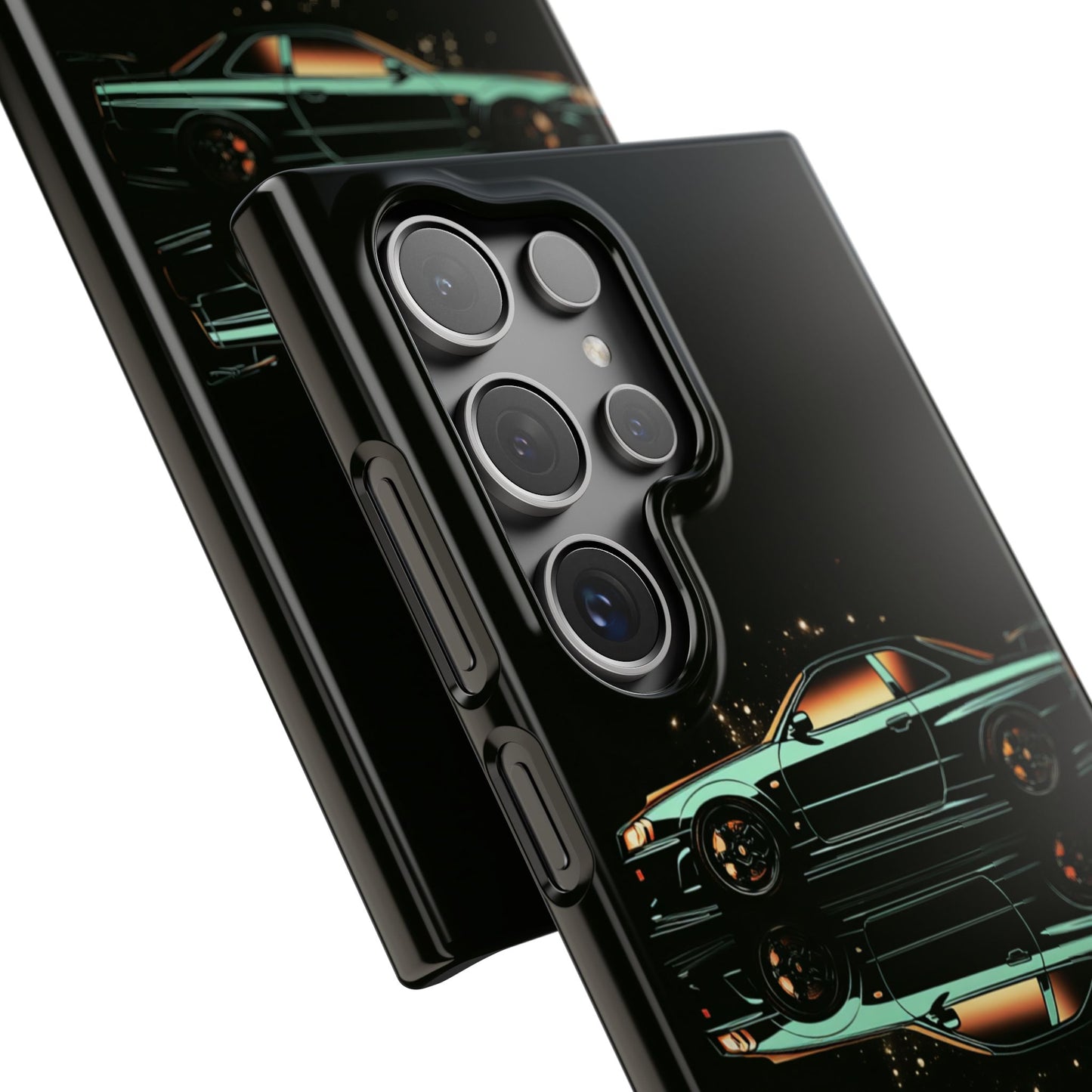 Green Skyleine R34 GTR Art Snap Case and Protective Phone Cover For iPhone and Samsung
