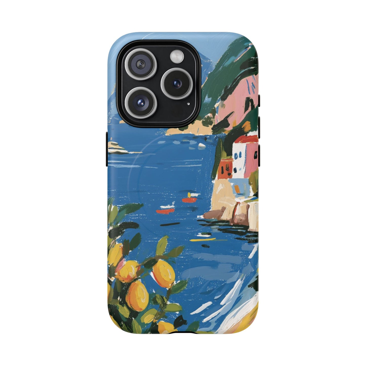 Mediterranean Coastal Phone Case – Tough Magnetic Protective Cover