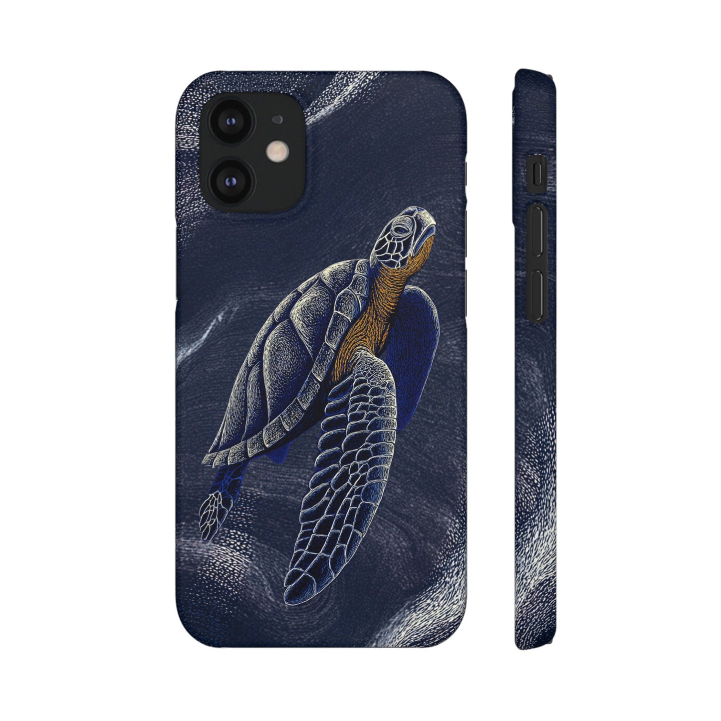 Marine Turtle Snap Case for Nature Lovers Phone Covers For Iphones and Samsungs Customization