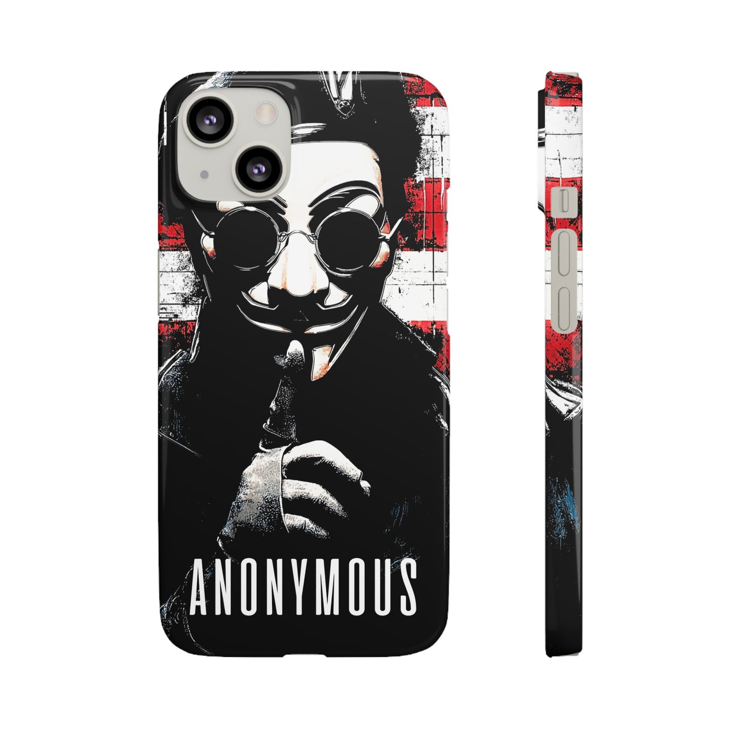 Anonimous & Guy Fawkes Art Snap Case and Protective Phone Cover For iPhone and Samsung