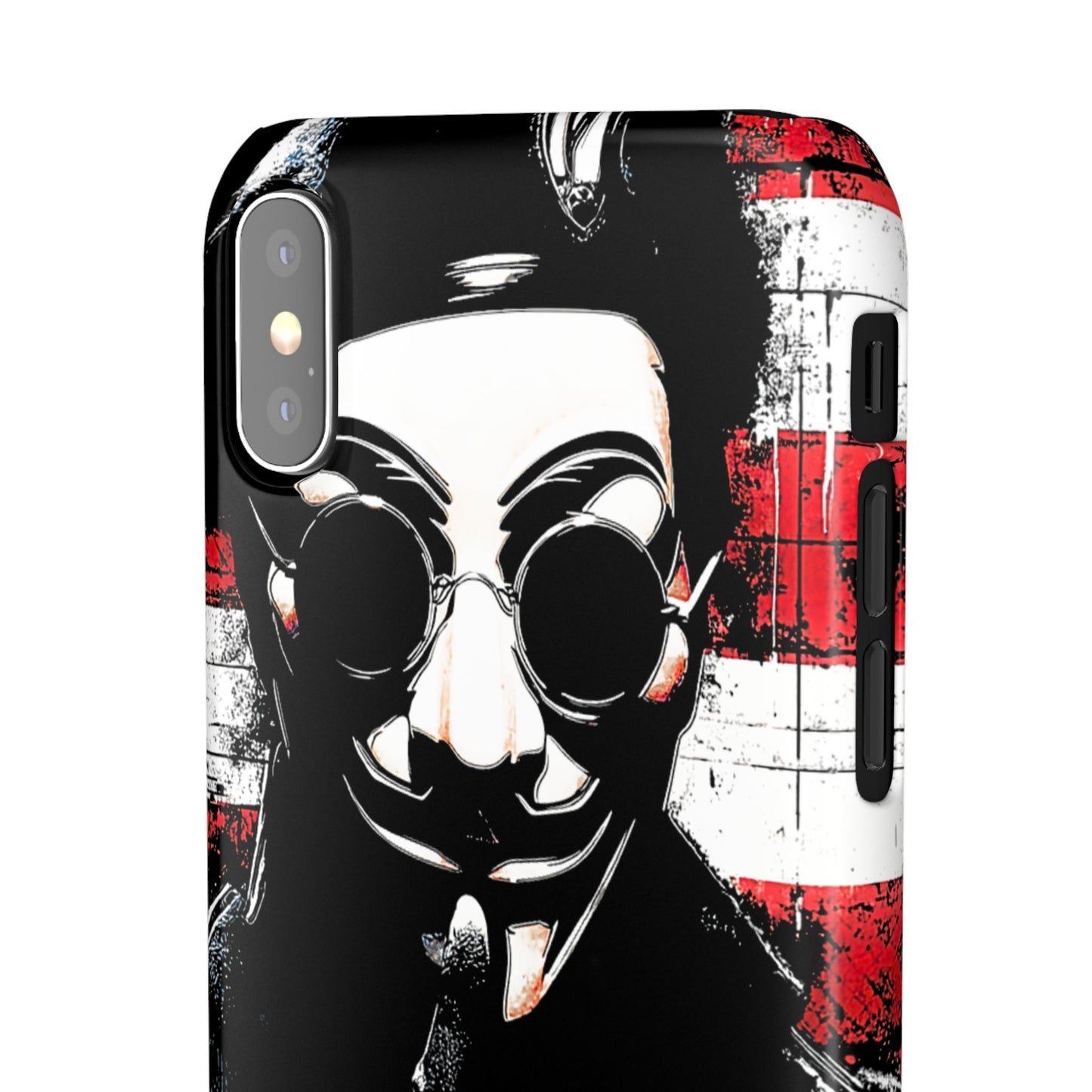 Anonimous & Guy Fawkes Art Snap Case and Protective Phone Cover For iPhone and Samsung