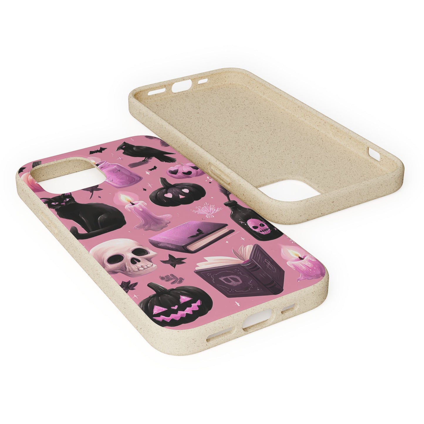 Halloween-Inspired Biodegradable Phone Case, Eco-Friendly Cell Phone Cover, Cute Goth Aesthetic Gift, Sustainable Halloween Decor, [...]