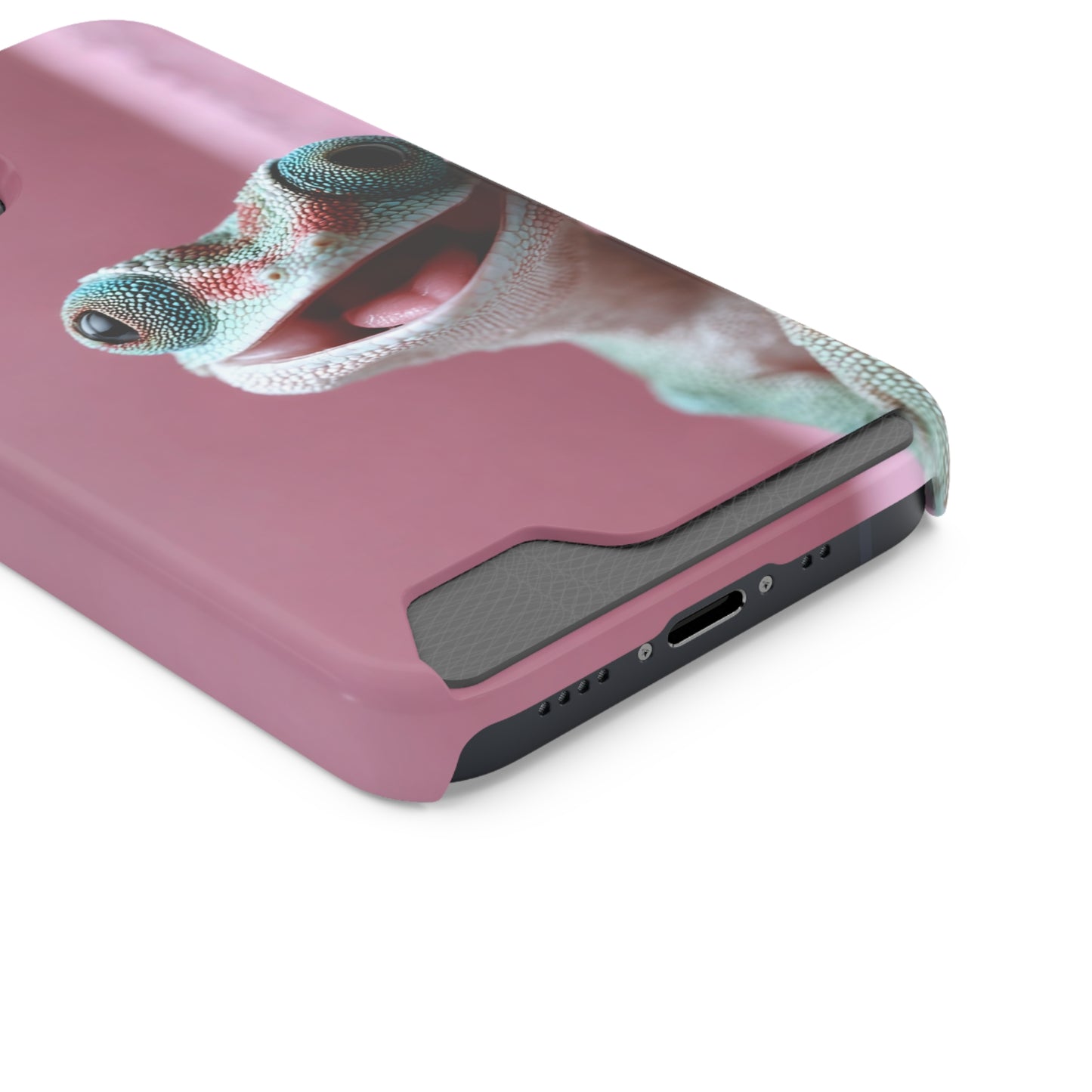 Whimsical Phone Case with Card Holder - Cute Gecko Design, Fun Gift for Kids, Stylish Accessory for Everyday Use, Perfect for [...]