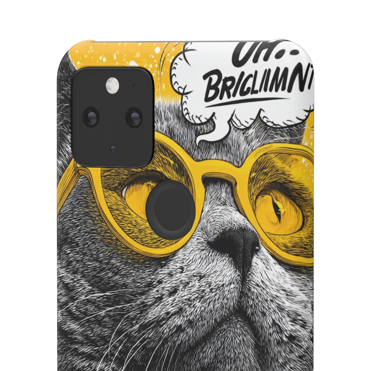 Playful Cat Snap Case - Quirky Phone Cover for Cat Lovers, Gift for Pet Enthusiasts, Funny Accessory for Any Occasion