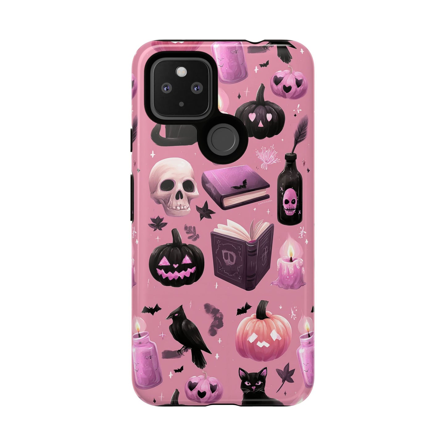 Spooky Phone Case - Halloween Design, Cute Costume Accessory, Fall Decor, Gift for Cat Lovers, Witchy Vibes, Trick or Treat