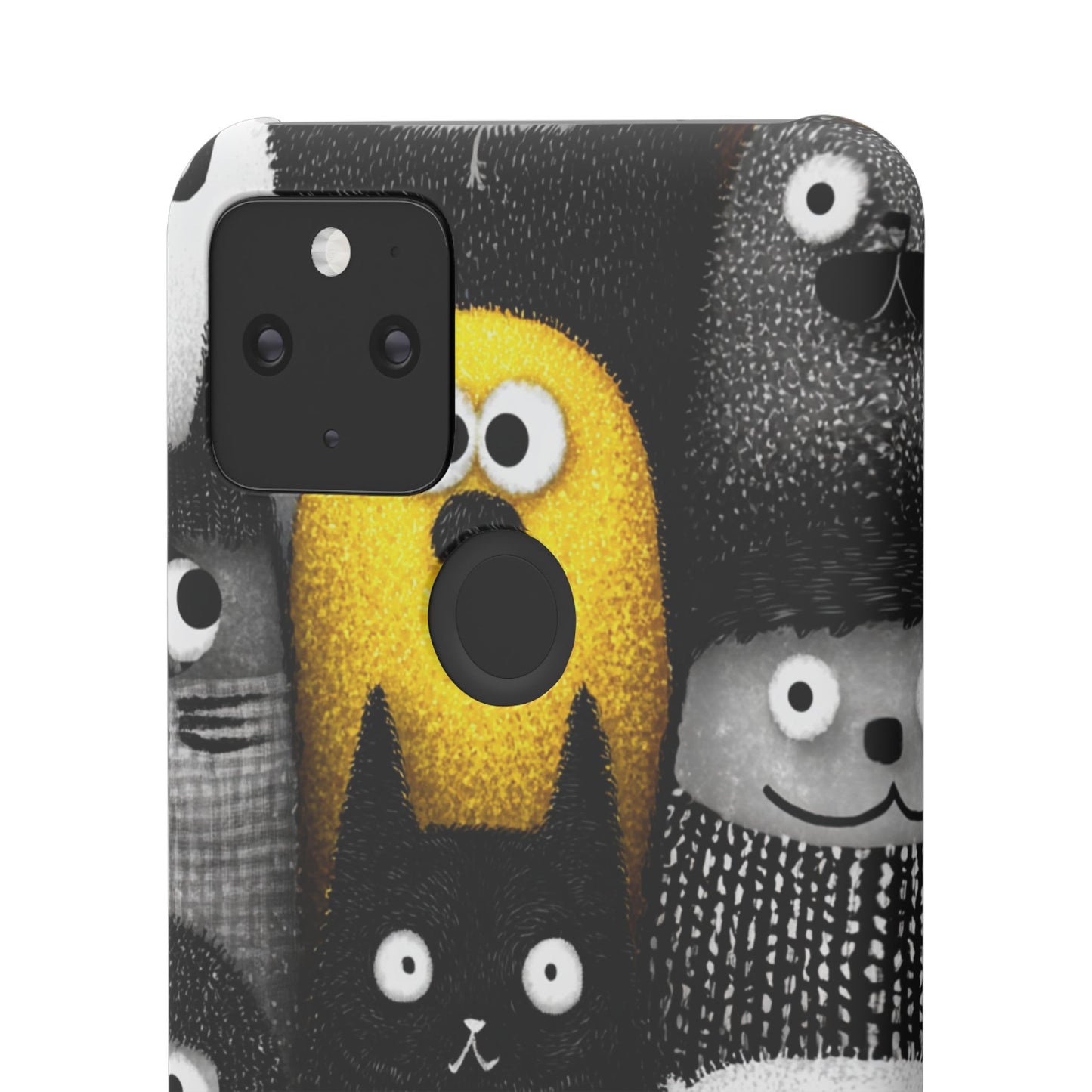 Colorful Character Snap Cases, Cute Phone Cover, Unique Gift for Kids, Fun Accessory, Perfect for Birthdays, Holidays