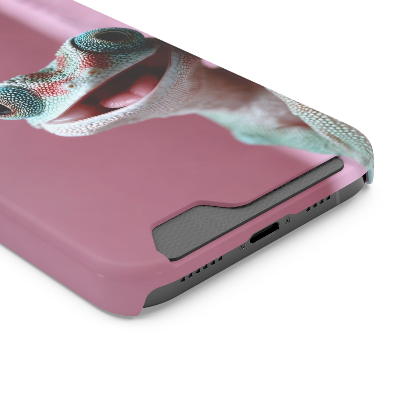 Whimsical Phone Case with Card Holder - Cute Gecko Design, Fun Gift for Kids, Stylish Accessory for Everyday Use, Perfect for [...]