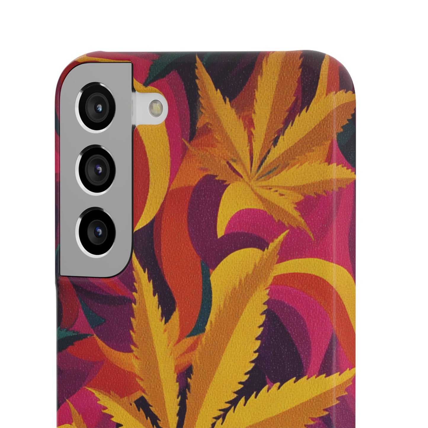 Autumn Vibe Cannabis Snap Case for IPhones and Samsungs Custom