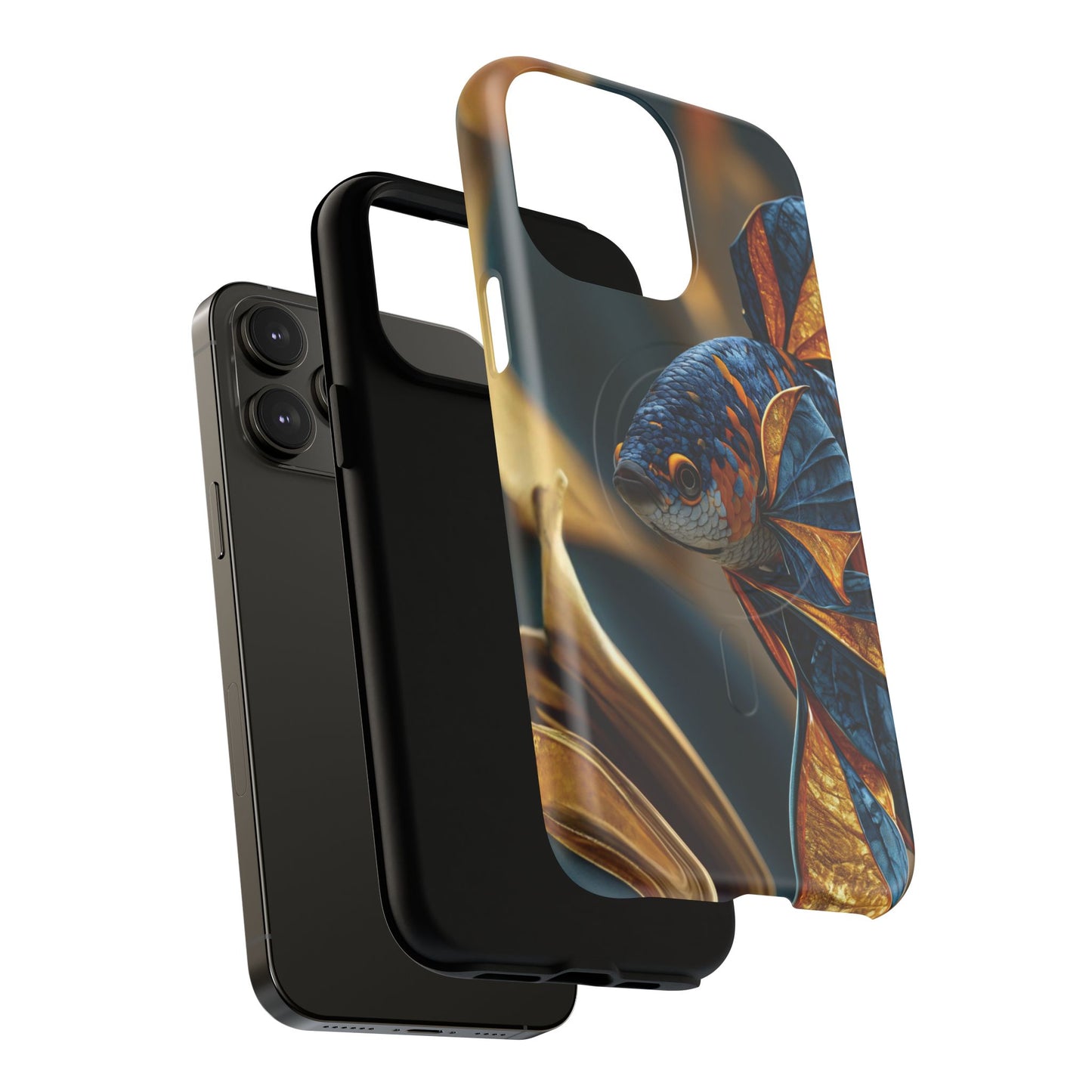 Koi Fish Tough Magnetic Phone Case — Protective Artistic Fish Design