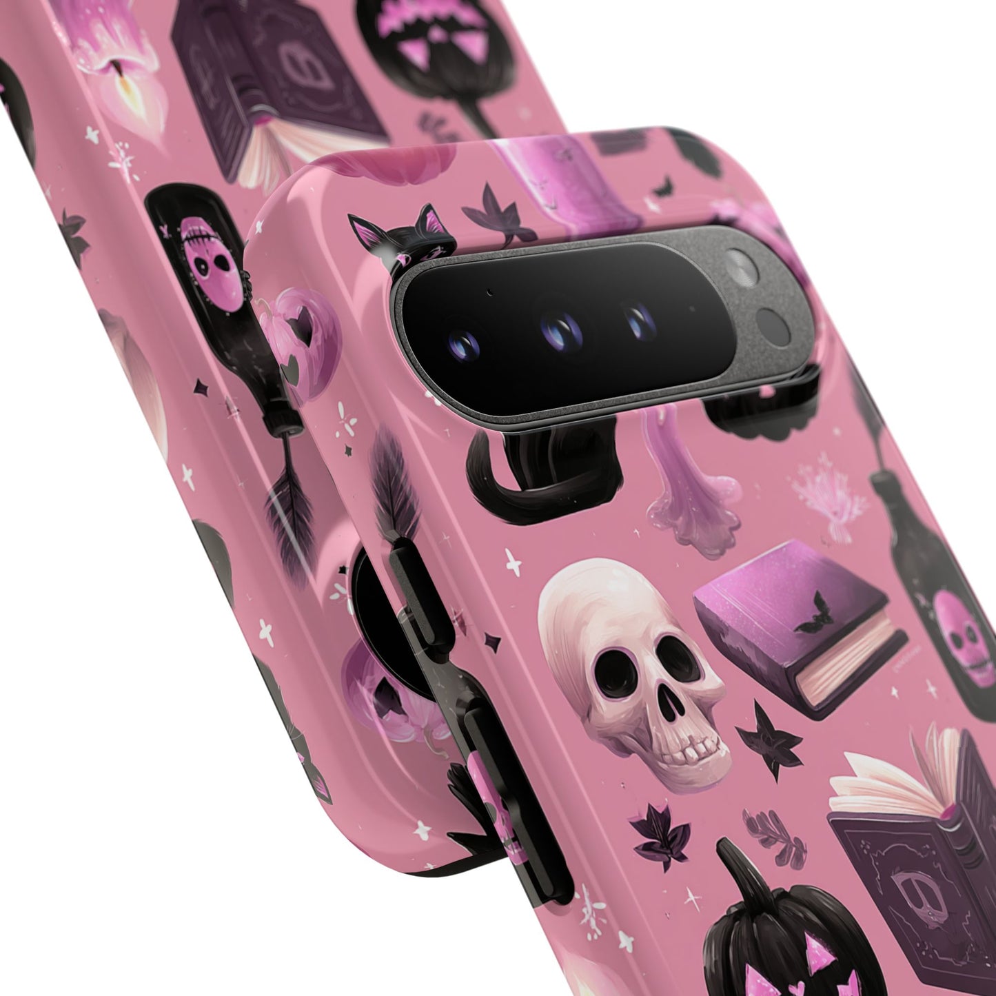 Spooky Phone Case - Halloween Design, Cute Costume Accessory, Fall Decor, Gift for Cat Lovers, Witchy Vibes, Trick or Treat