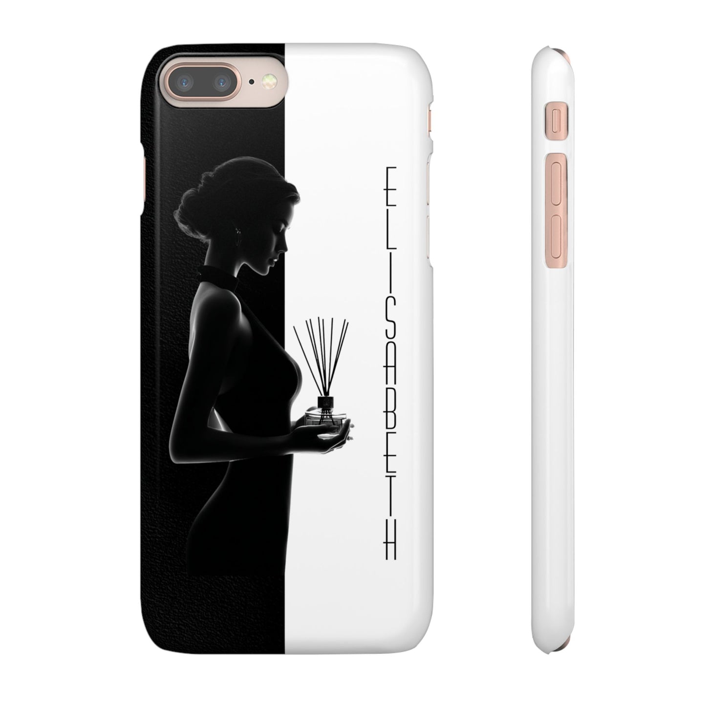 Custom Black and White Snap Case for Women Phone Cover for iPhone and Samsung