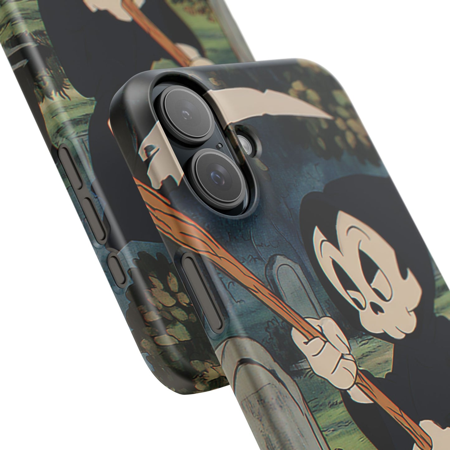 Grim Reaper Snap Case, Halloween Phone Case, Cute Death Phone Cover, Spooky Accessories, Unique Phone Protector