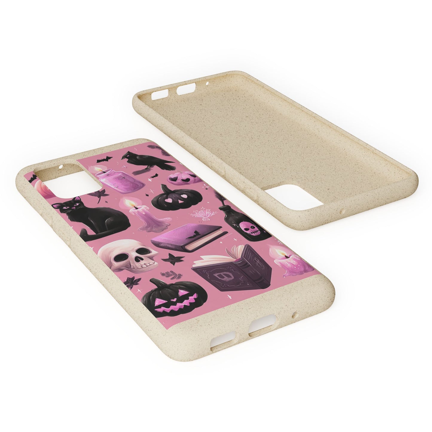 Halloween-Inspired Biodegradable Phone Case, Eco-Friendly Cell Phone Cover, Cute Goth Aesthetic Gift, Sustainable Halloween Decor, [...]