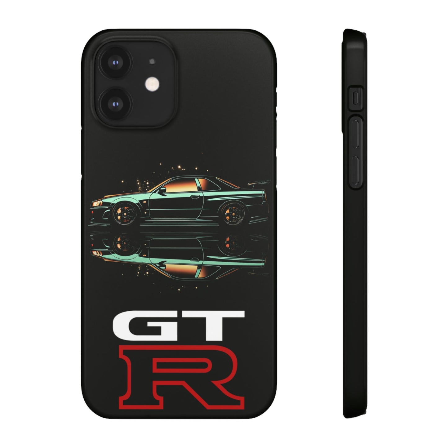 Green Skyleine R34 GTR Art Snap Case and Protective Phone Cover For iPhone and Samsung