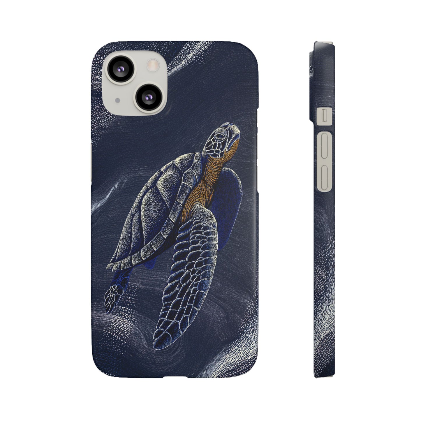 Marine Turtle Snap Case for Nature Lovers Phone Covers For Iphones and Samsungs Customization