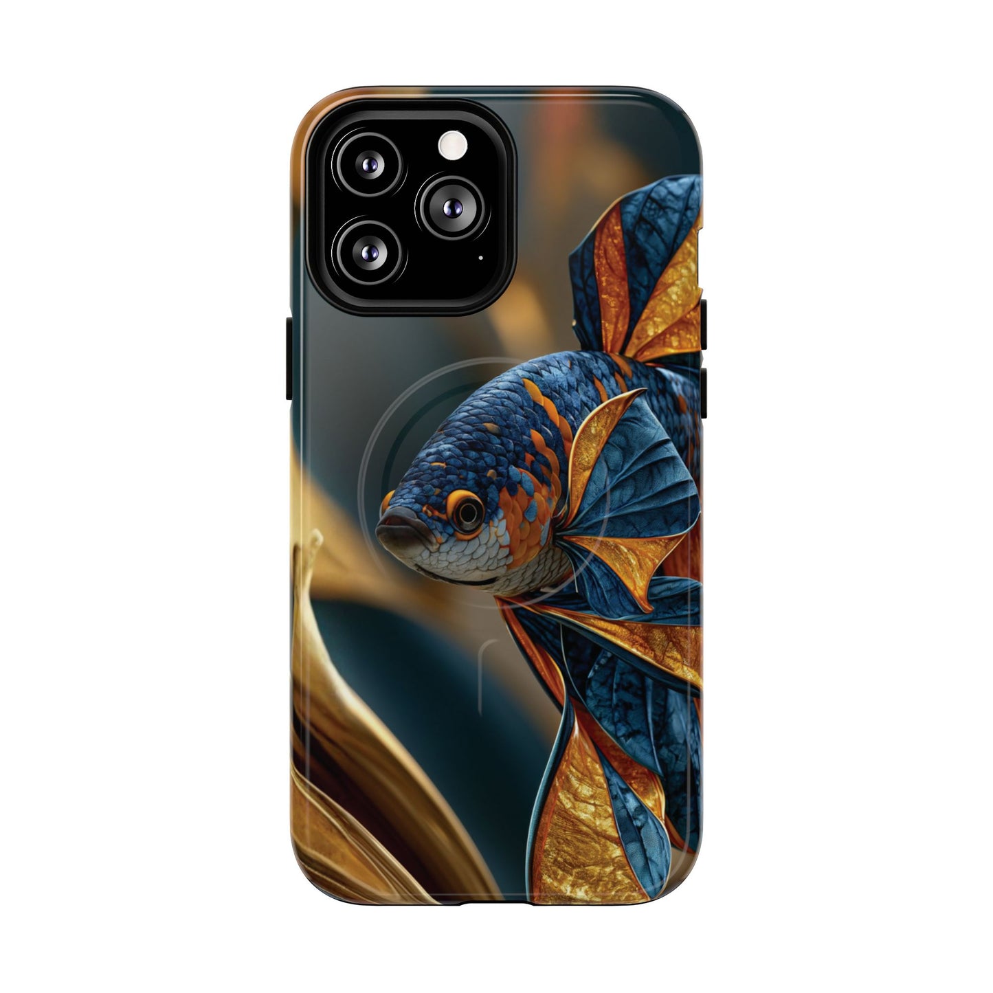 Koi Fish Tough Magnetic Phone Case — Protective Artistic Fish Design