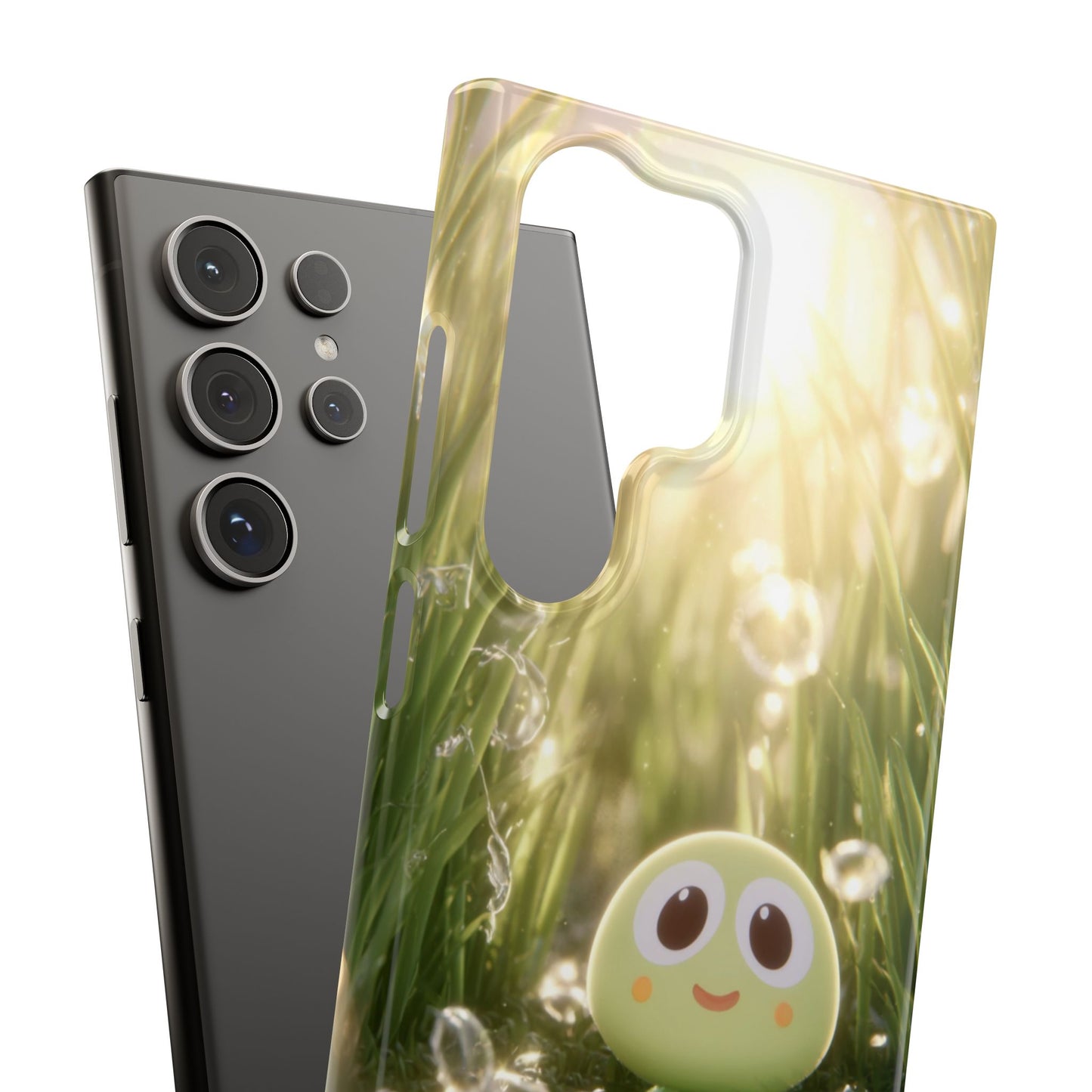Cute Nature-Inspired Snap Case, Cartoon Phone Cover, Eco-Friendly Gift, Fun Accessory, Personalized Phone Case, Nature Lover's Gift