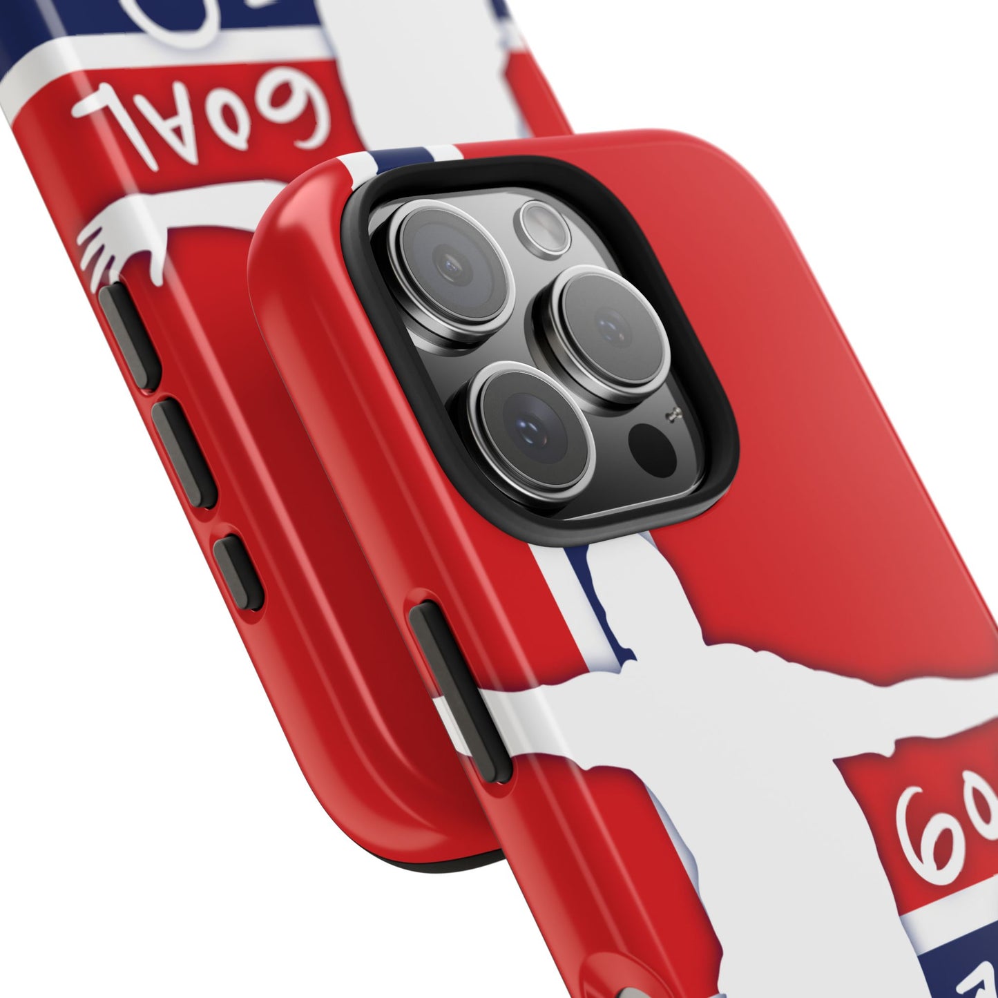 Norway Soccer Tough Phone Case — 'Goal' Silhouette Protective Cover