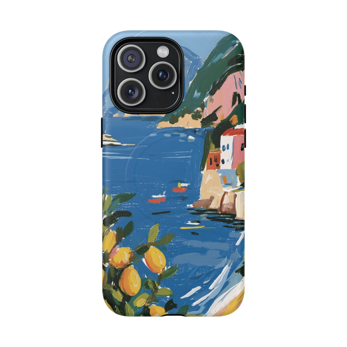Mediterranean Coastal Phone Case – Tough Magnetic Protective Cover