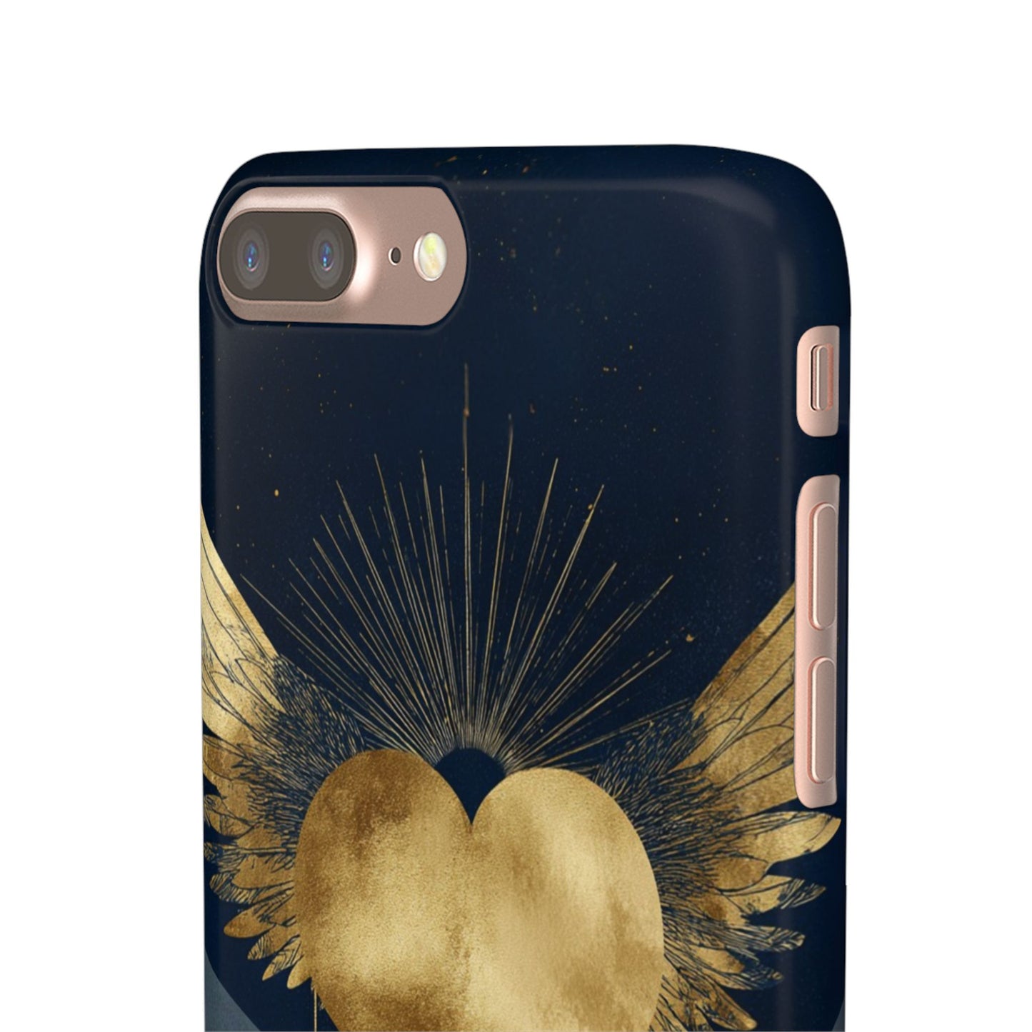 Heart Wing Snap Case, Elegant Phone Cover, Unique Gift, Artistic Accessory, Protective Case for Love and Romance